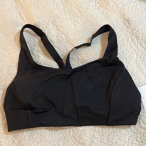 NWT Athleta Black Malibu Bikini Top D-DD, size small
